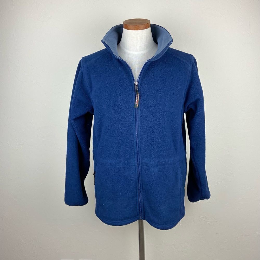 L.L. Bean Full-Zip Fleece Jacket - Navy
